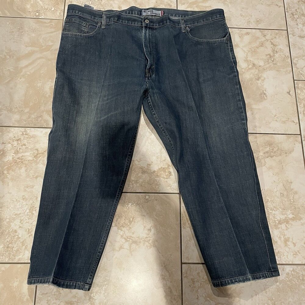 Levi's 559 Men's Relaxed Fit Jeans - Stonewash Blue Size 50x30 Big Tall